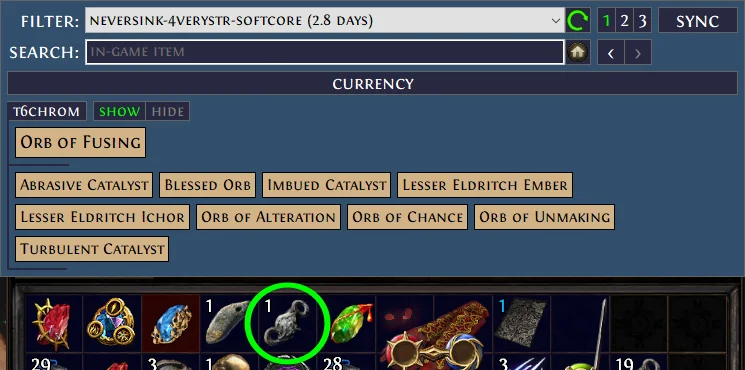 Exile-UI screenshot